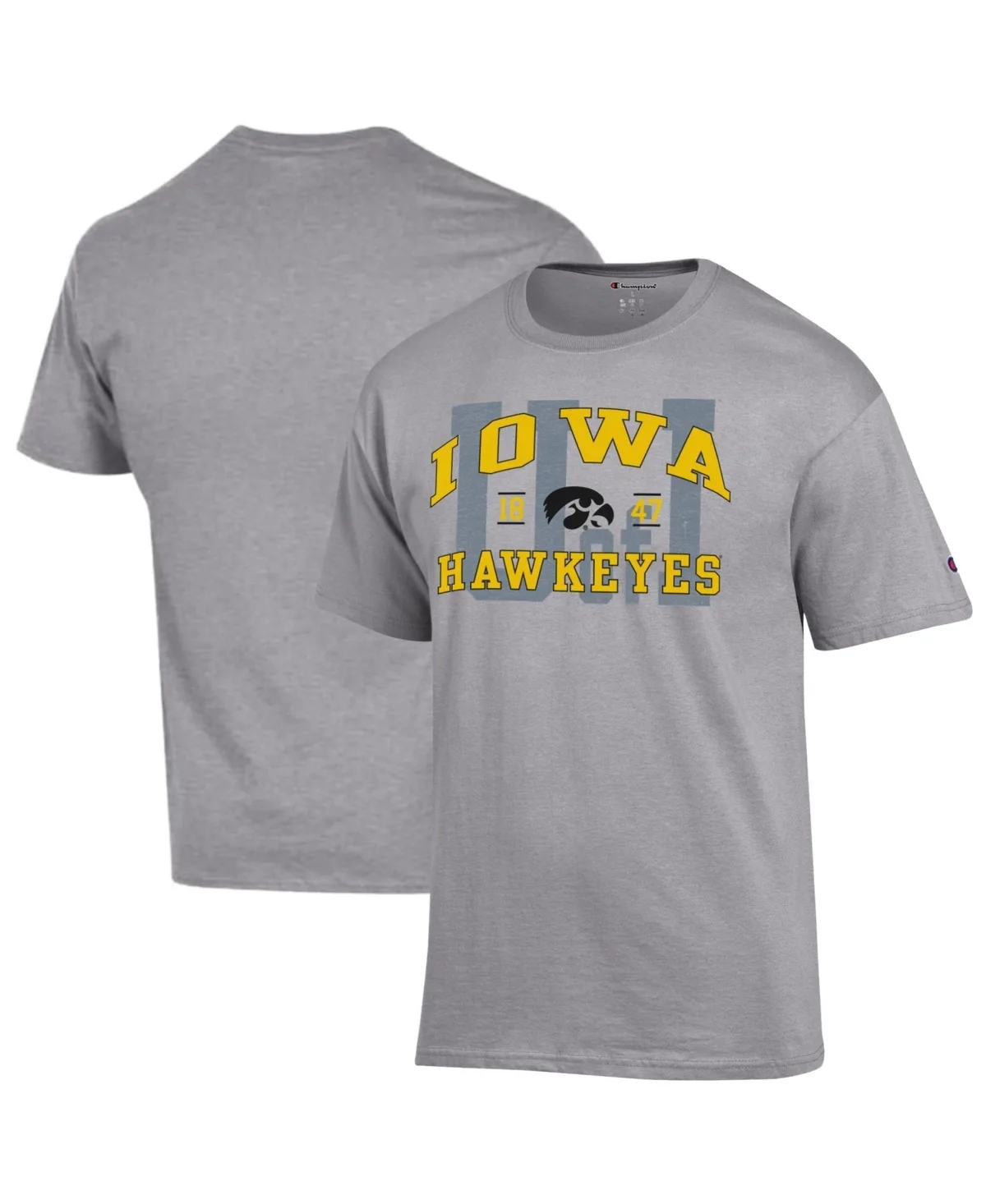 Iowa Hawkeyes Varsity Crewneck Seamless T-Shirt by Champion