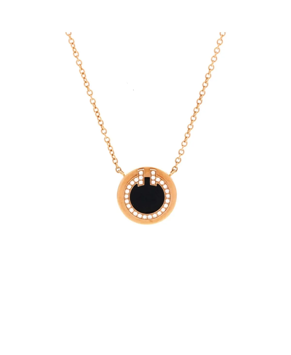 Pre-Owned Tiffany and Co T Circle Pendant Necklace by Tiffany & Co.