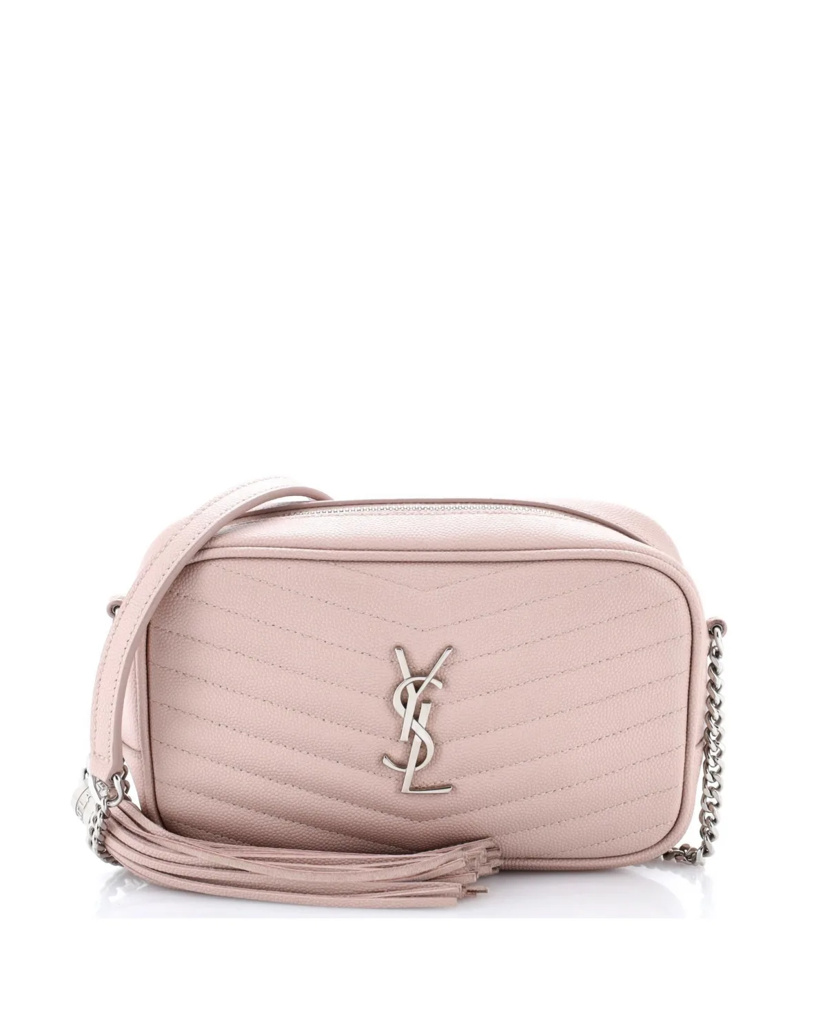 Pre-Owned Mini Lou Camera Bag Matelasse Chevron Leather