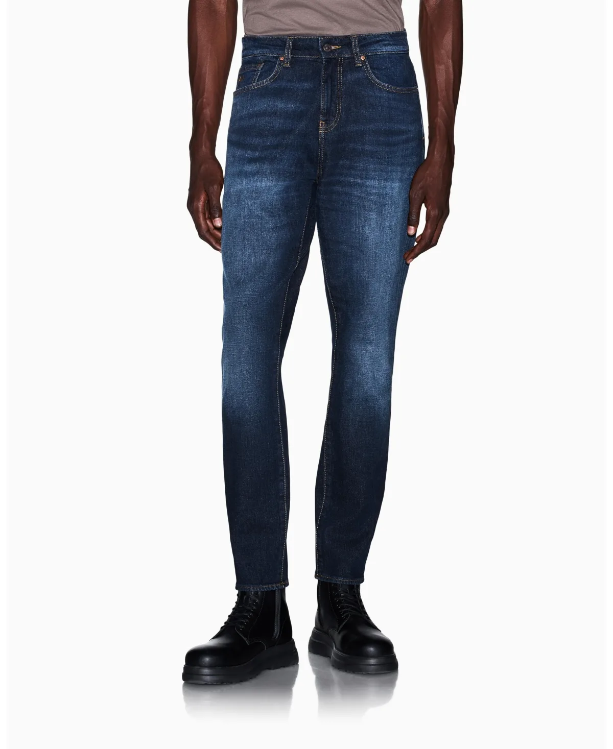 A - x Armani Exchange Slim-Fit Stretch Denim Jeans