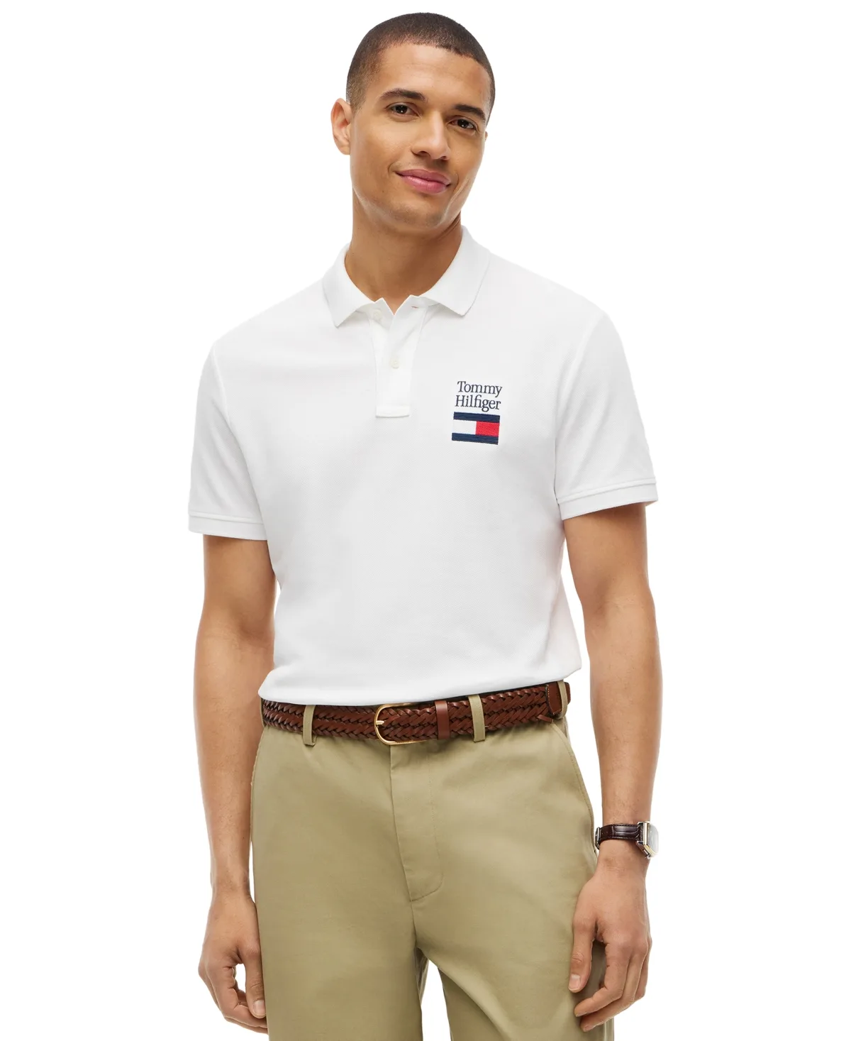 La Graphic Pique Polo by Tommy Hilfiger