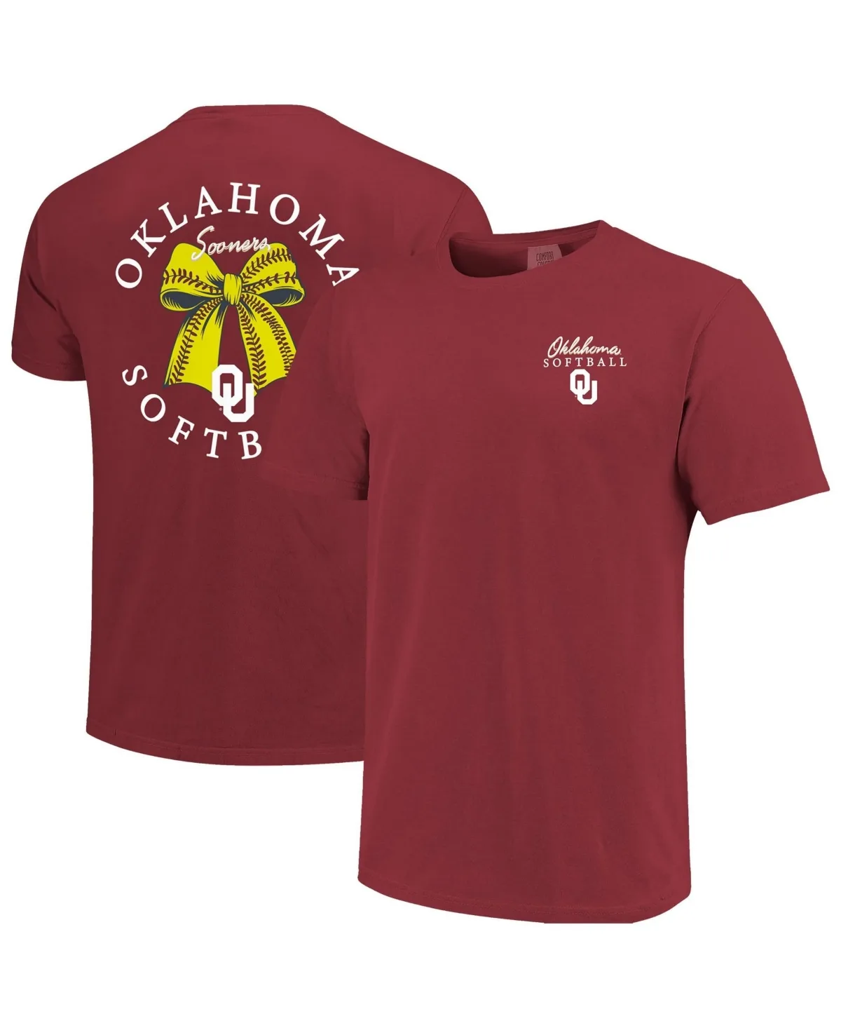 Oklahoma Sooners Softball Bow T-Shirt by Image One