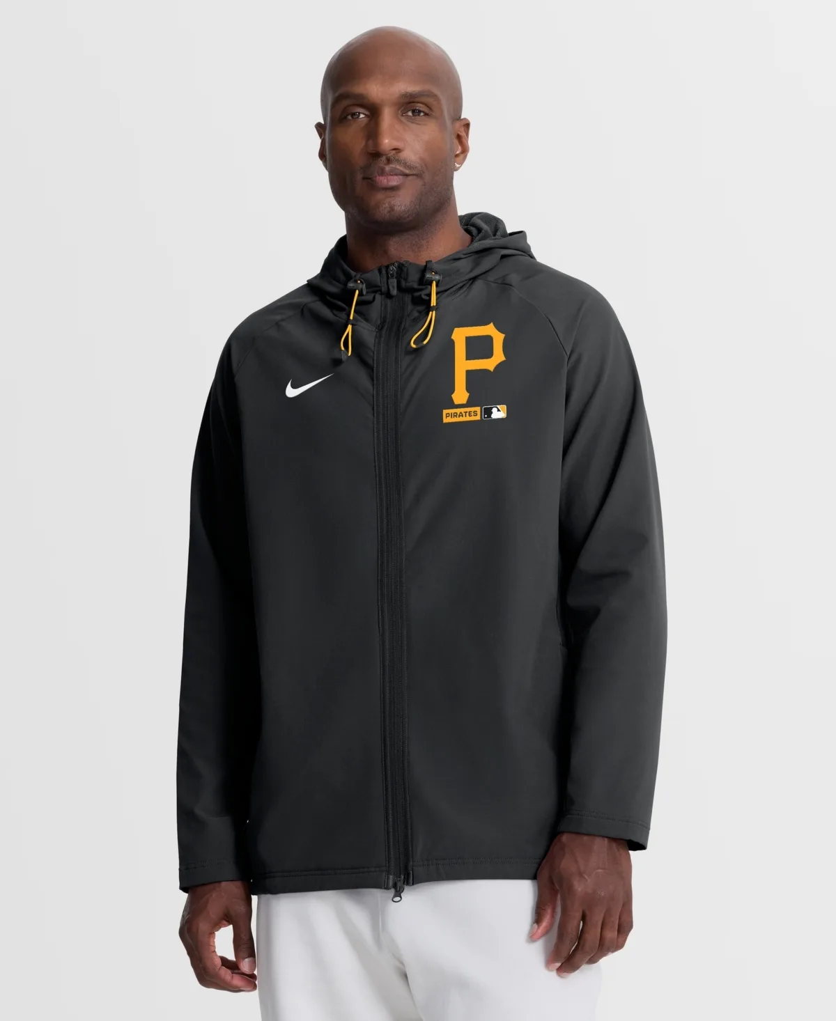 Pittsburgh Pirates Authentic Collection Raglan Therma-FIT Full-Zip Hooded Jacket by Nike