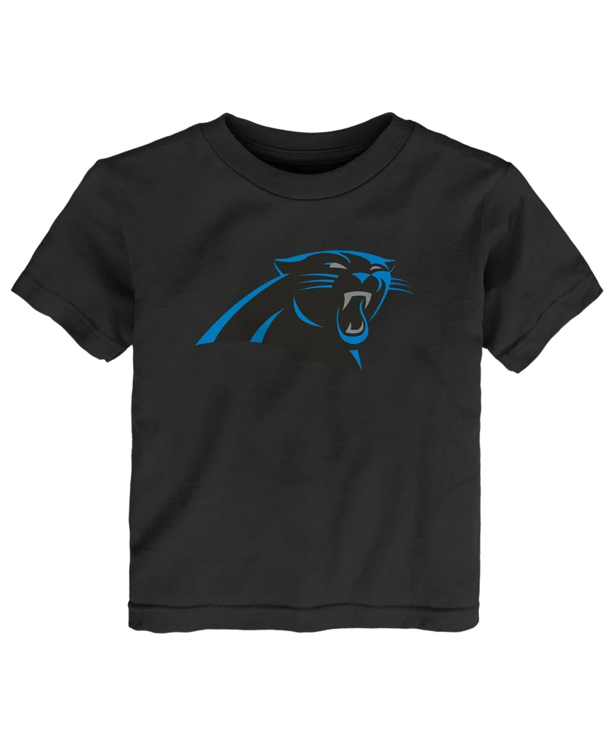 Carolina Panthers Screen-Print Rib-Knit Collar T-Shirt by Outerstuff
