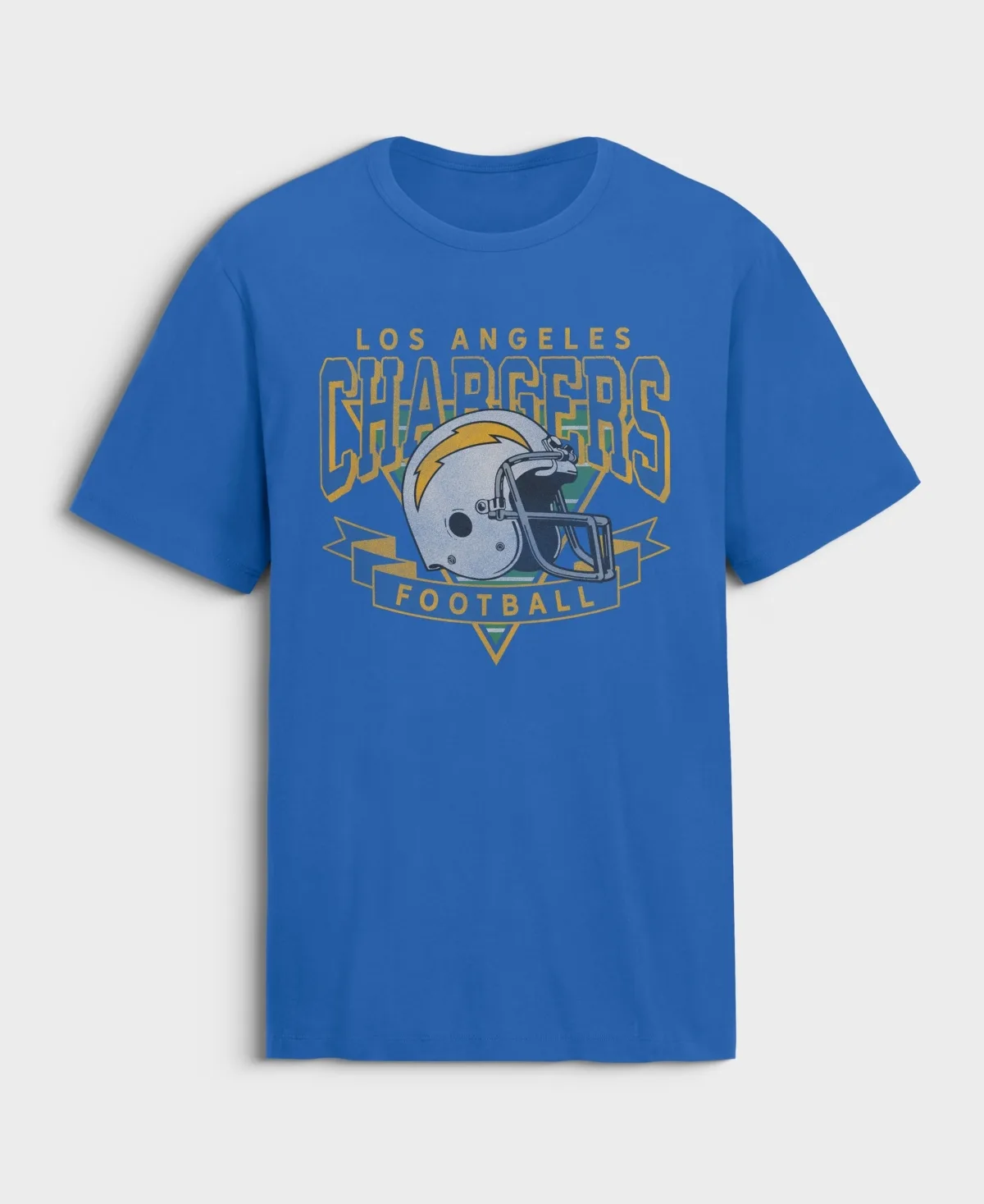 Los Angeles Chargers Old Fashion Rushing Legacy Cotton T-Shirt by Fanatics