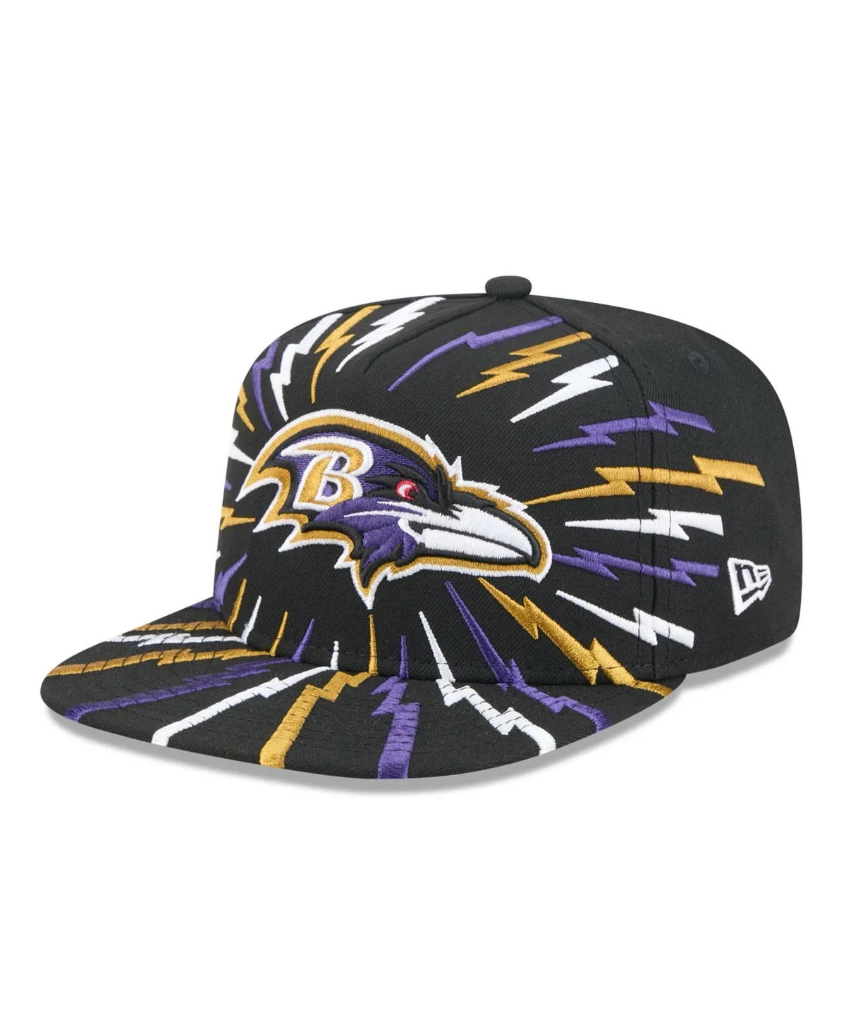 Baltimore Ravens Bolt 9FIFTY A-Frame Snapback Baseball Cap by New Era