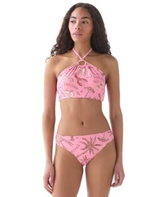 High Neck Top High Cut Bottoms by kate spade