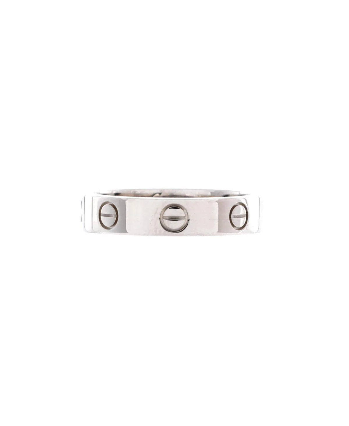 Pre-Owned Cartier Diamond Love Wedding Band (0.02 ct. t.w.) in 18K White Gold by Cartier's