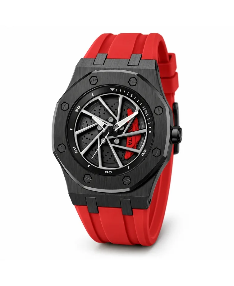 Quartz Speedway 69491 Water-Resistant Rubber Watch, 42mm by Invicta