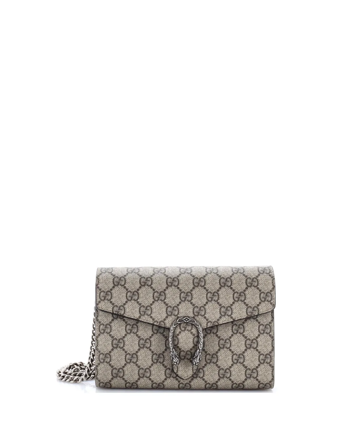 Pre-Owned Gucci Long Dionysus Chain Wallet GG Coated Canvas by Gucci