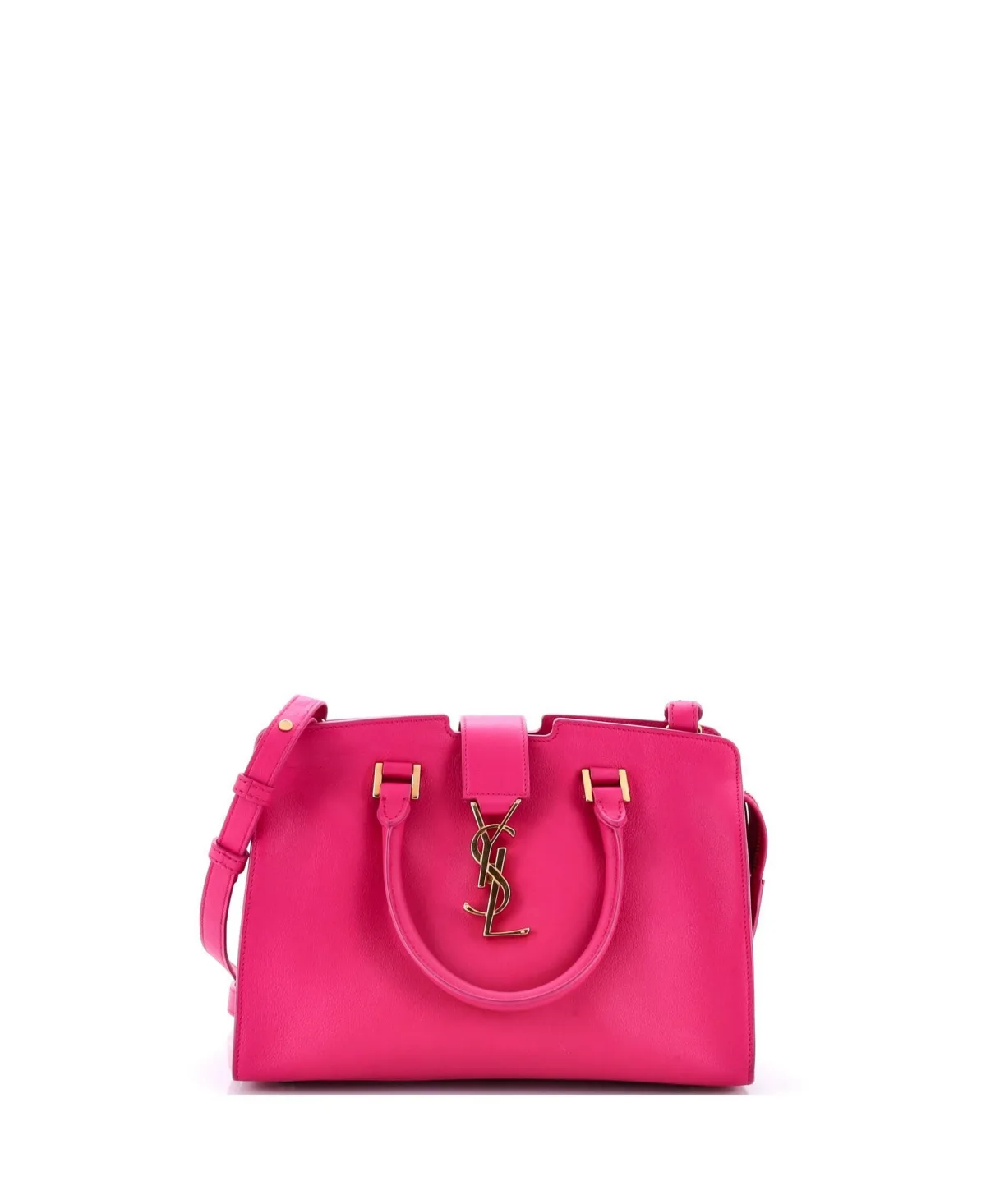 Pre-Owned Baby Monogram Cabas Leather by Saint Laurent