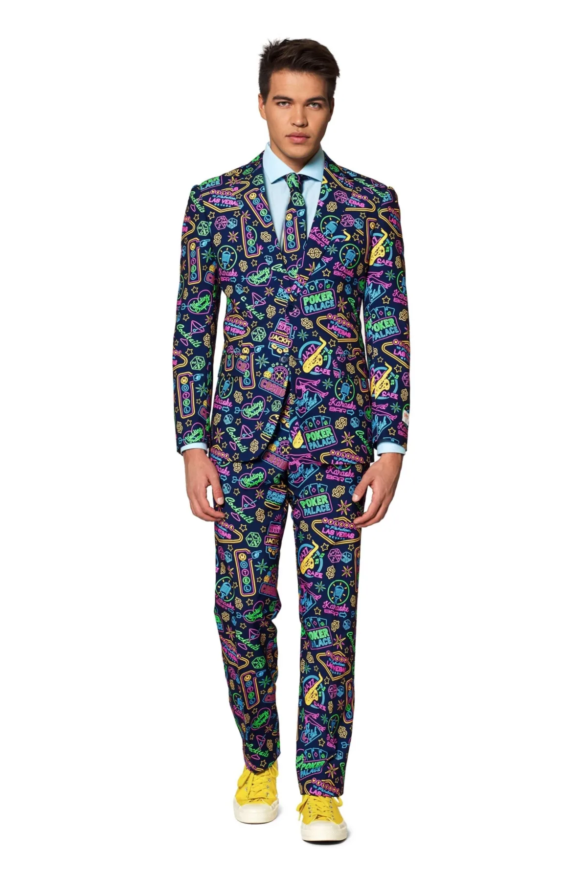 Party Funny Crazy Prom Suit Costume - Testival - Comes with Includes Blazer, Pants and Tie by Opposuits