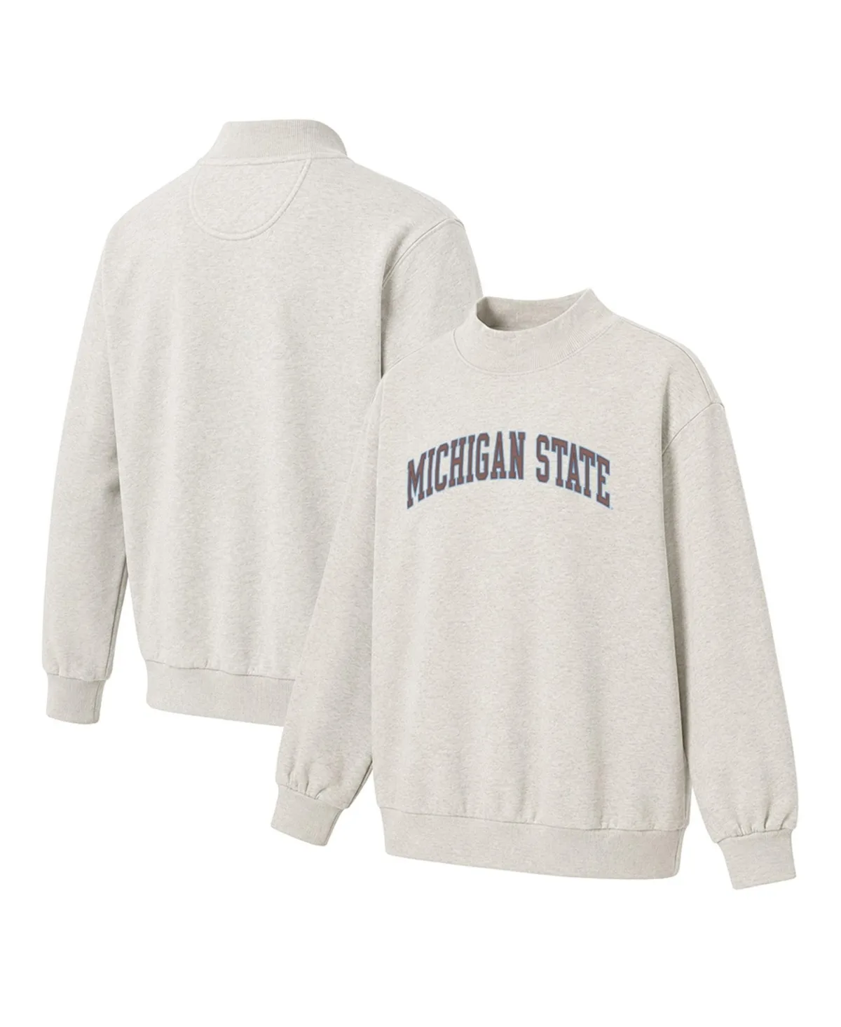 Michigan State Spartans Monroe Mock Neck Sweatshirt by Camp David