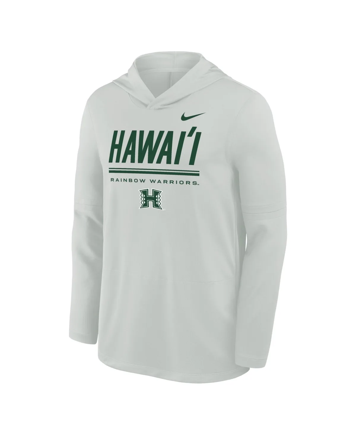 Hawaii Rainbow Warriors Basketball Lightweight Dri-Fit Hoodie by Nike