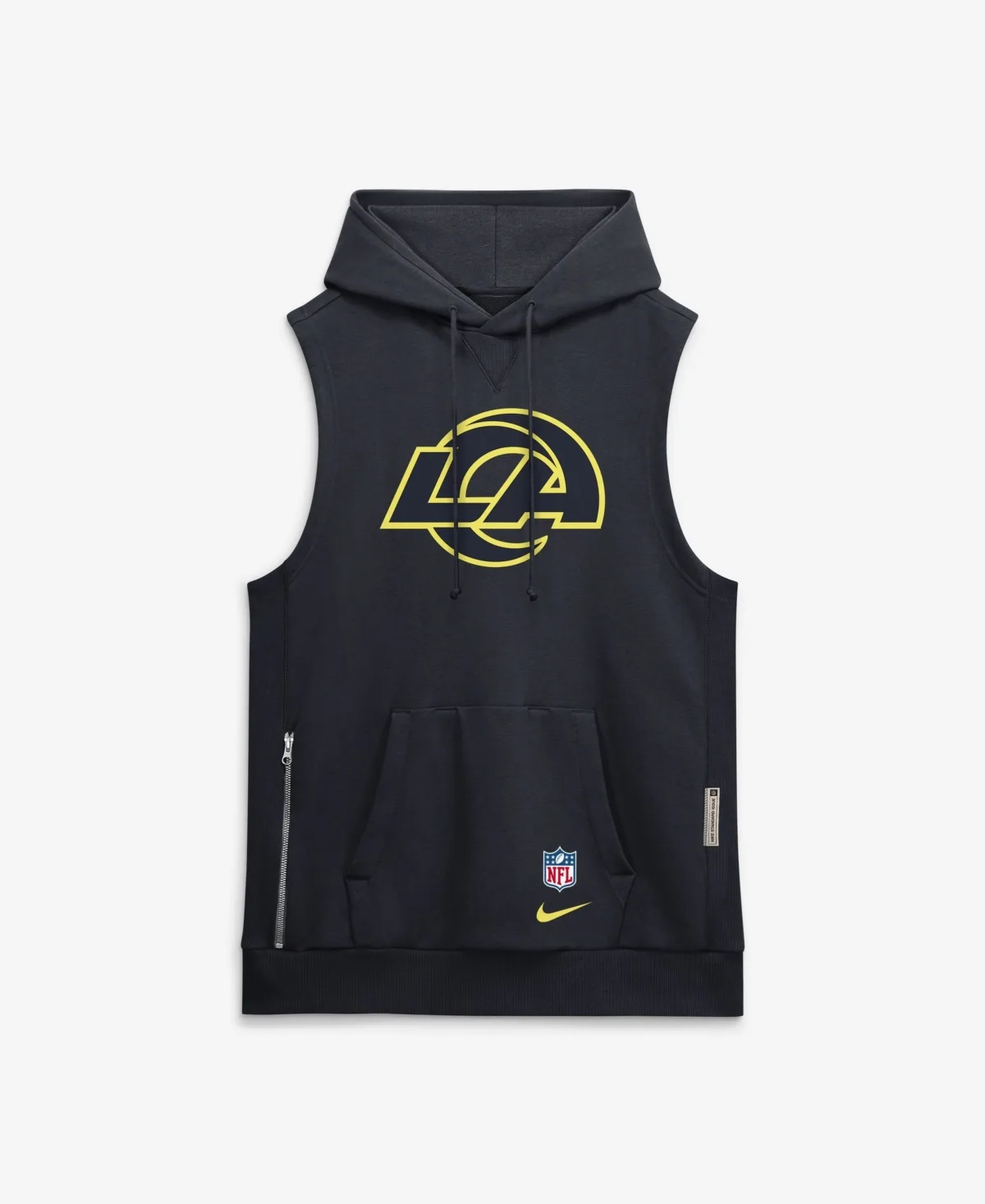 Los Angeles Rams Rivalries Collection Sideline Sleeveless Fleece Hoodie by Nike
