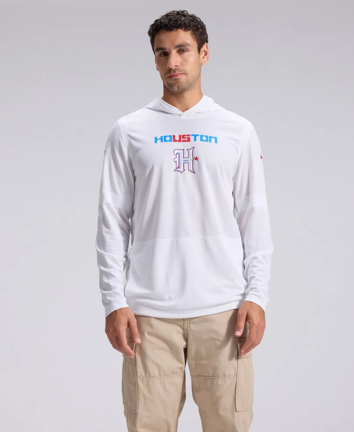 Houston Texans 2026 Rivalries Collection Sideline Lightweight Hooded Long Sleeve Sweatshirt by Nike