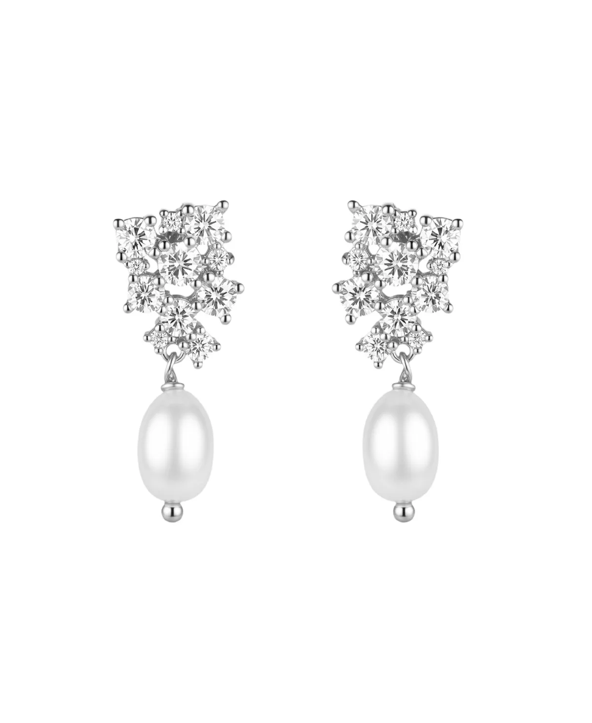 First Dance Pearl Drop Gold Earrings by Untamed Petals