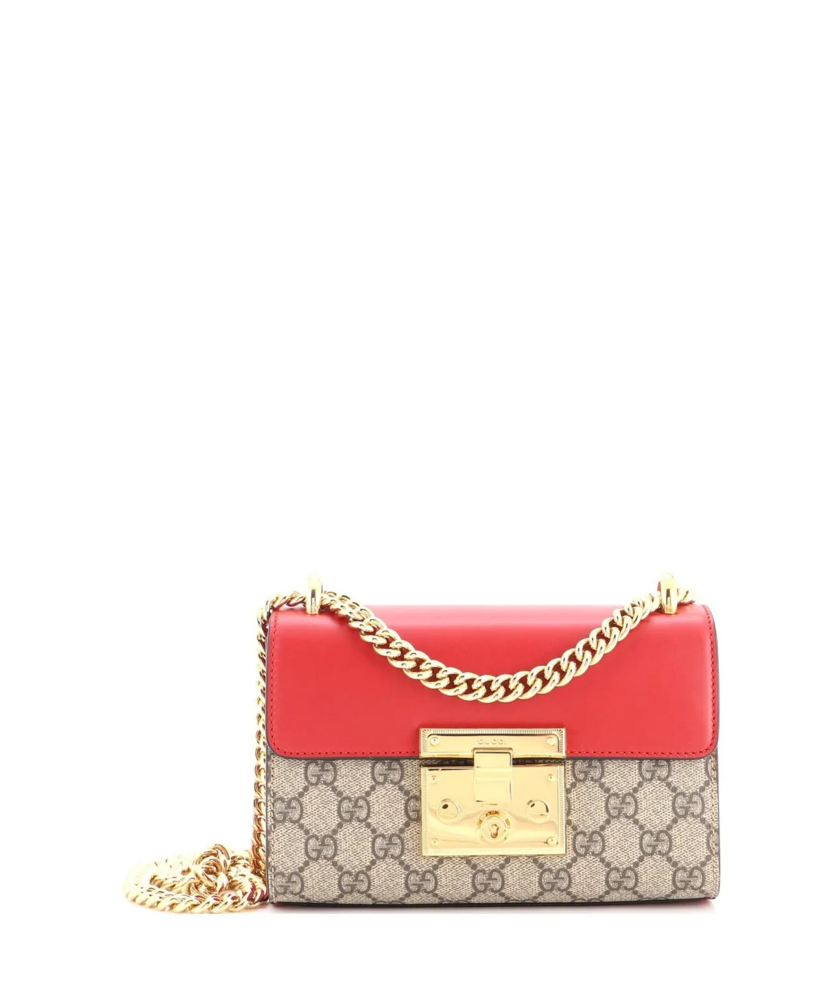 Pre-Owned Small Padlock Shoulder Bag by Gucci