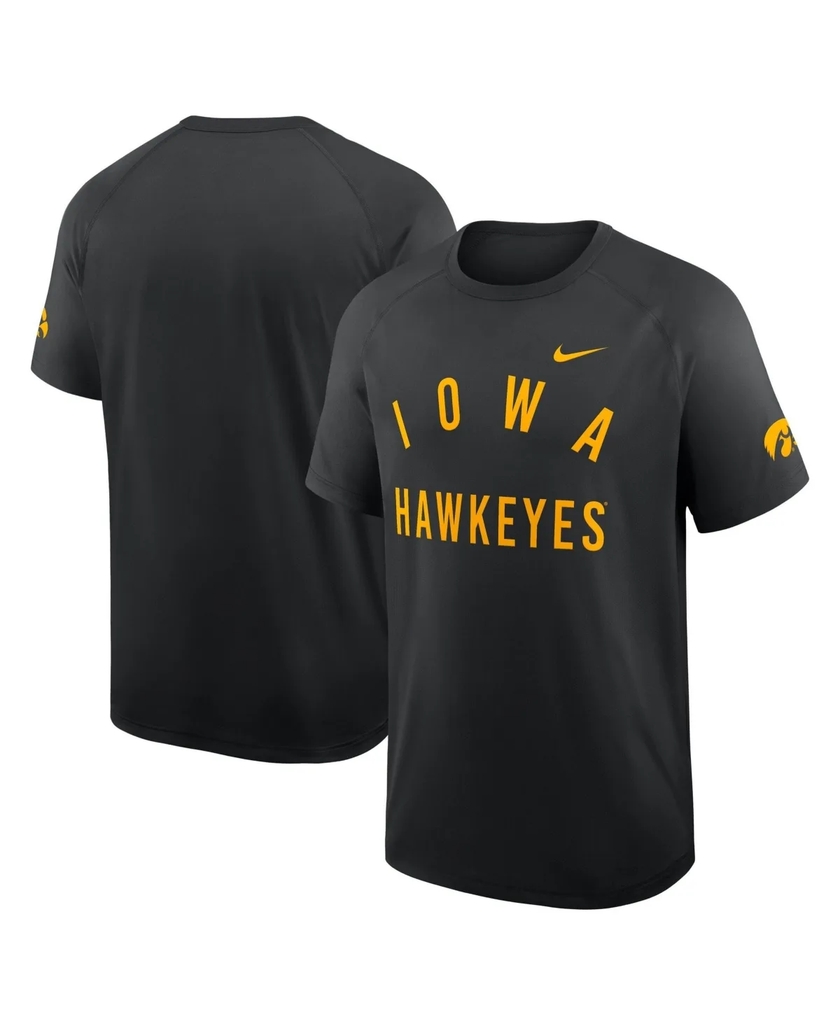 Iowa Hawkeyes Premium Performance Ready Raglan Dri-Fit T-Shirt by Nike