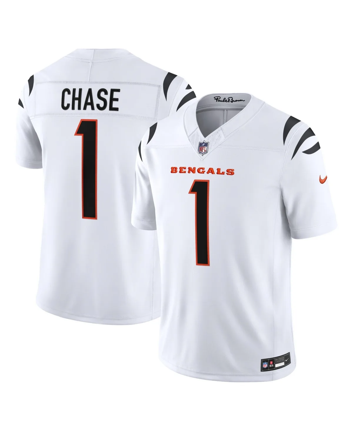 JaMarr Chase Cincinnati Bengals Vapor F.u.s.e. Stitched Limited Jersey by Nike