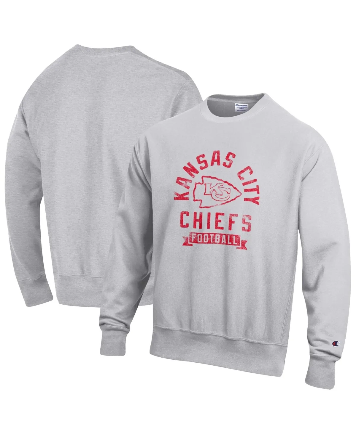 Reverse Weave Kansas City Chiefs Fleece Pullover Sweatshirt by Champion
