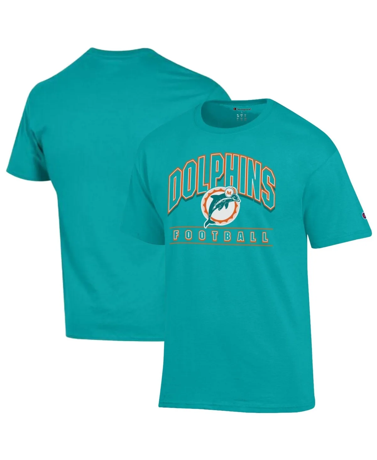 Miami Dolphins Crew Neck T-Shirt by Champion