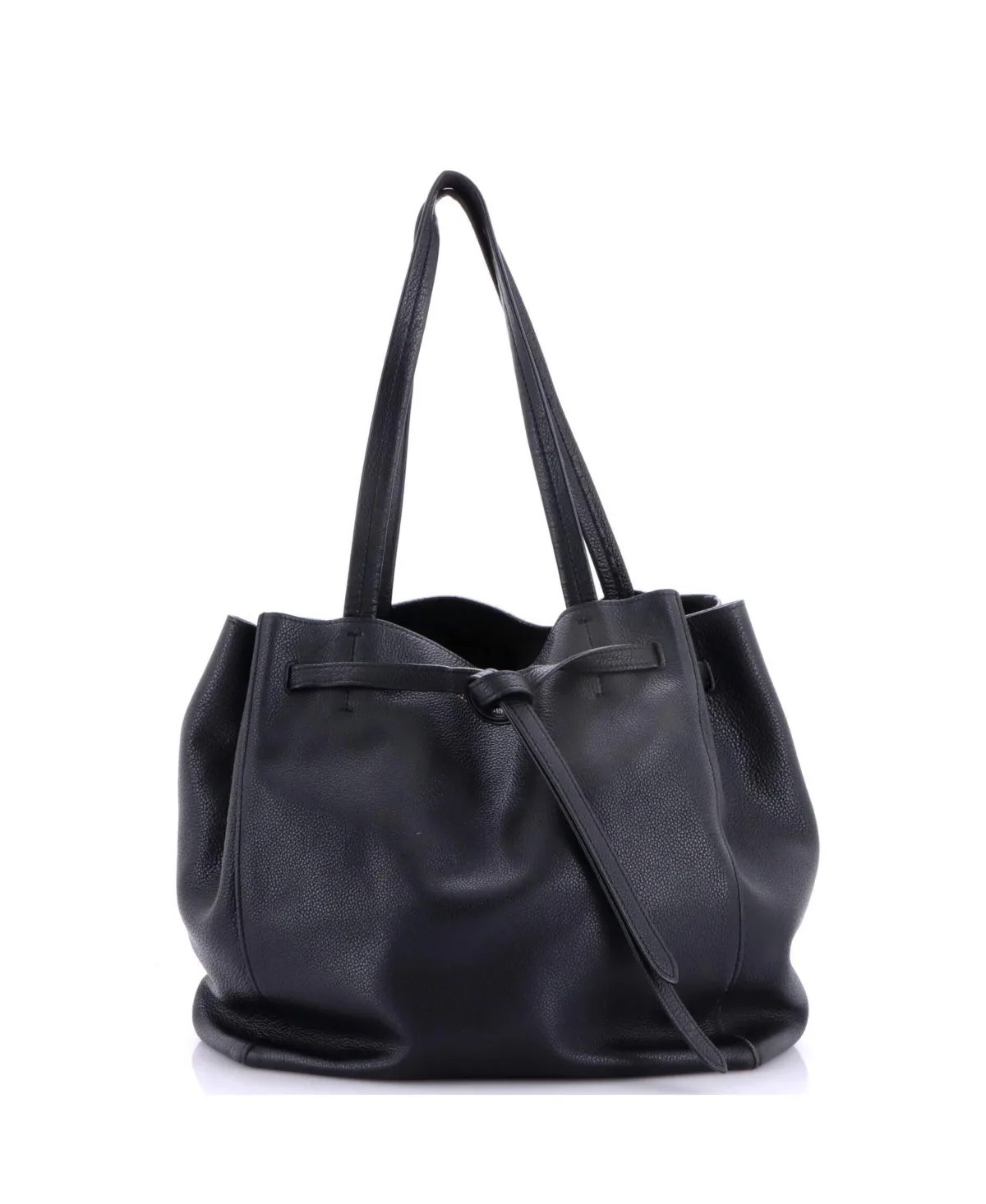 Pre-Owned Celine Small Phantom Tie Cabas Tote Leather by Celine
