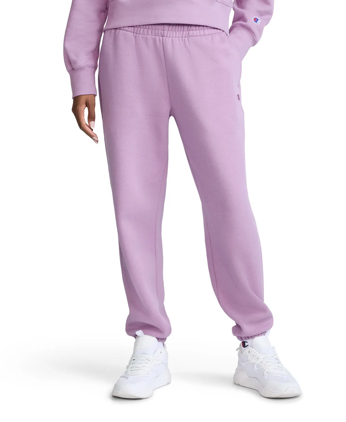 Small C Powerblend Boyfriend Sweatpants by Champion