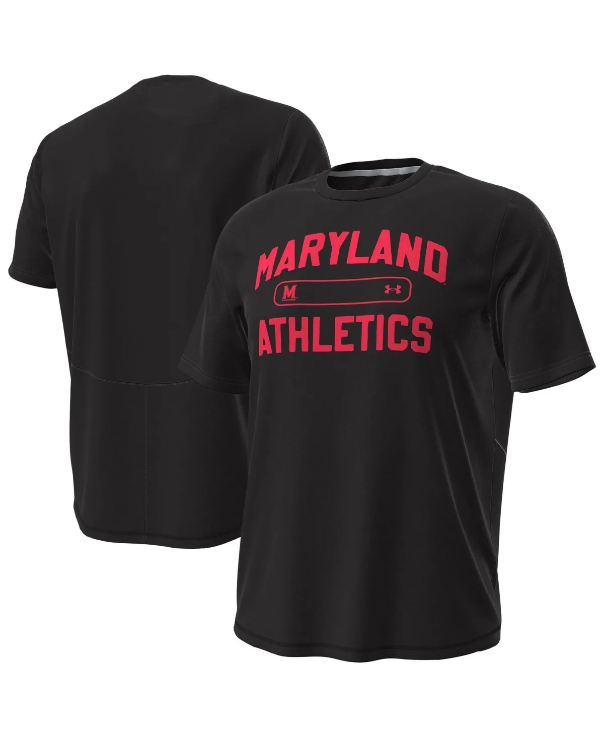 Maryland Terrapins Sideline Knockout Loose-Fit Crewneck Graphic T-Shirt by Under Armour
