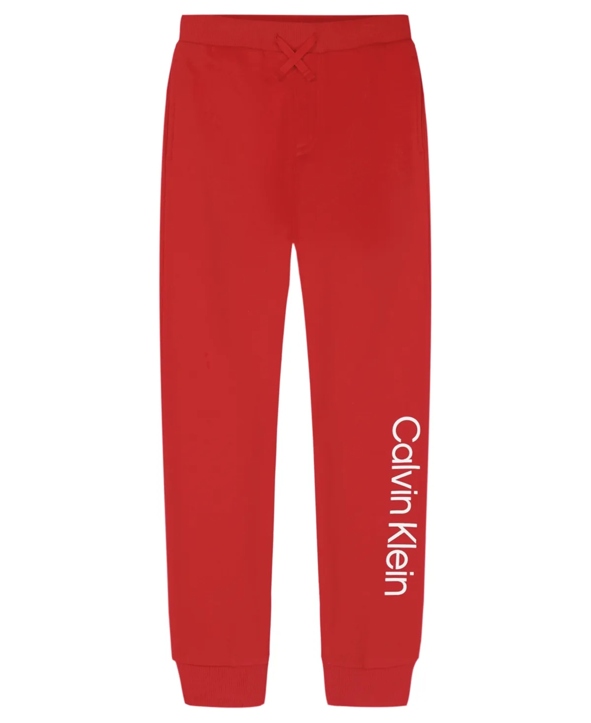 Fleece Ribbed-Cuff Jogger Pants by Calvin Klein