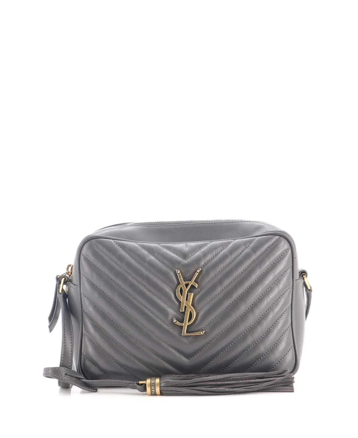Pre-Owned Small Lou Camera Bag Matelasse Chevron Leather