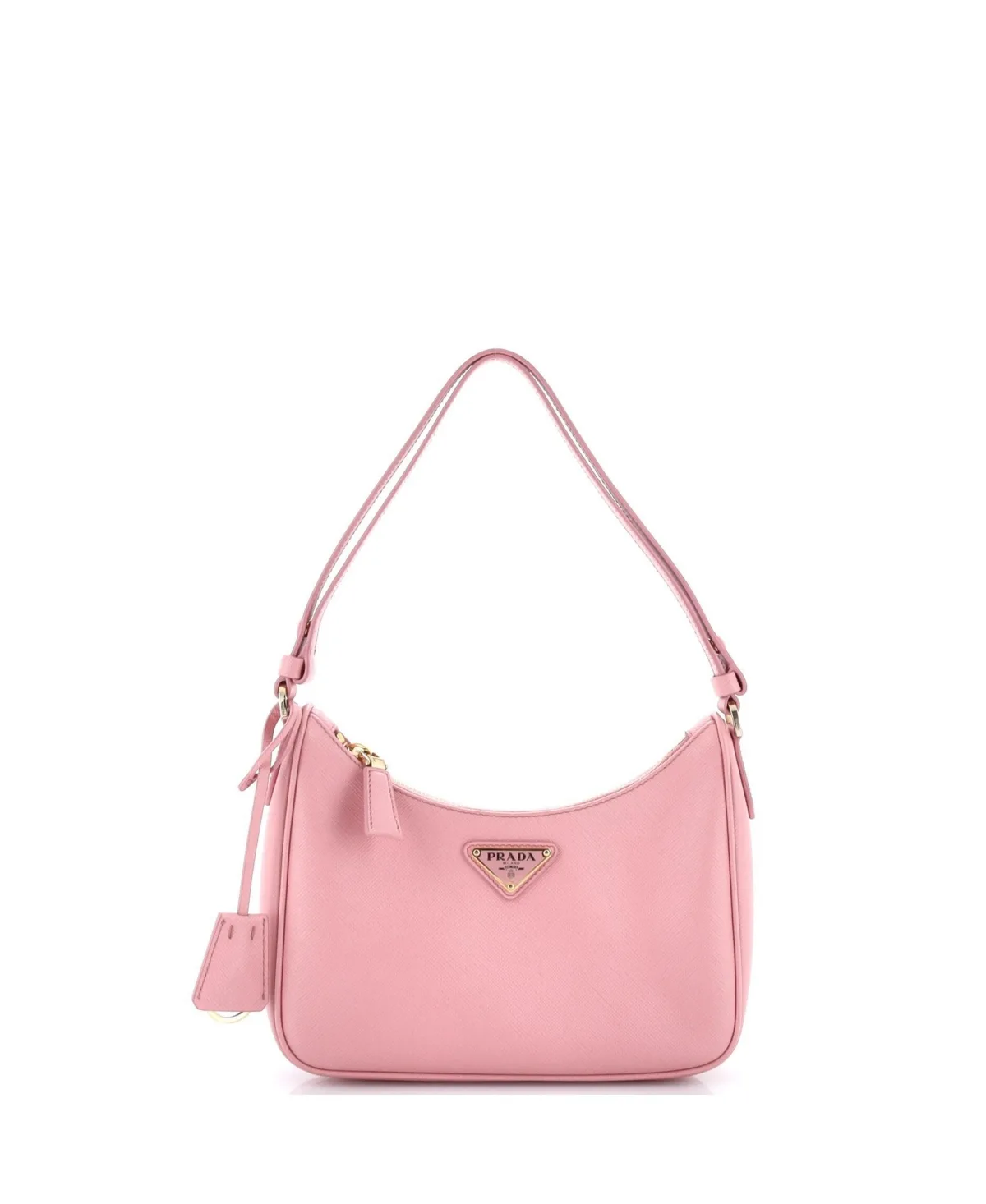 Pre-Owned Mini Re-Edition Hobo Saffiano Leather by Prada