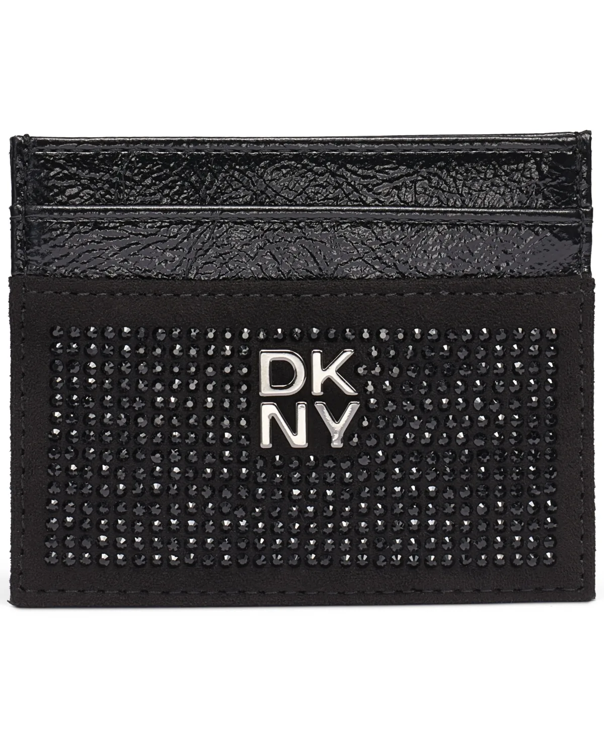 Margot Hotfix Rhinestone Card Case by DKNY