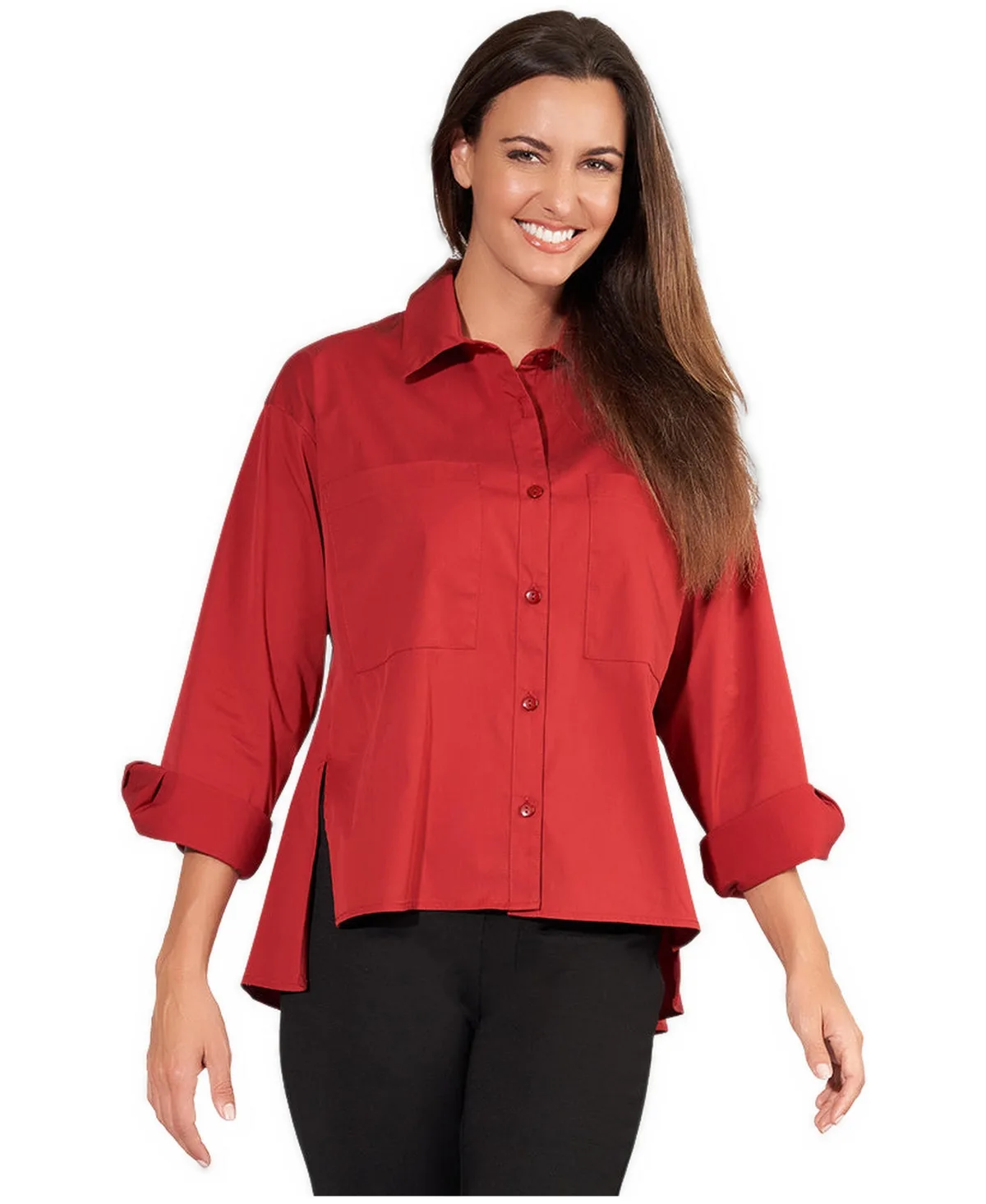 Wear Anywhere Shirt in Cotton Poplin by Stella Carakasi