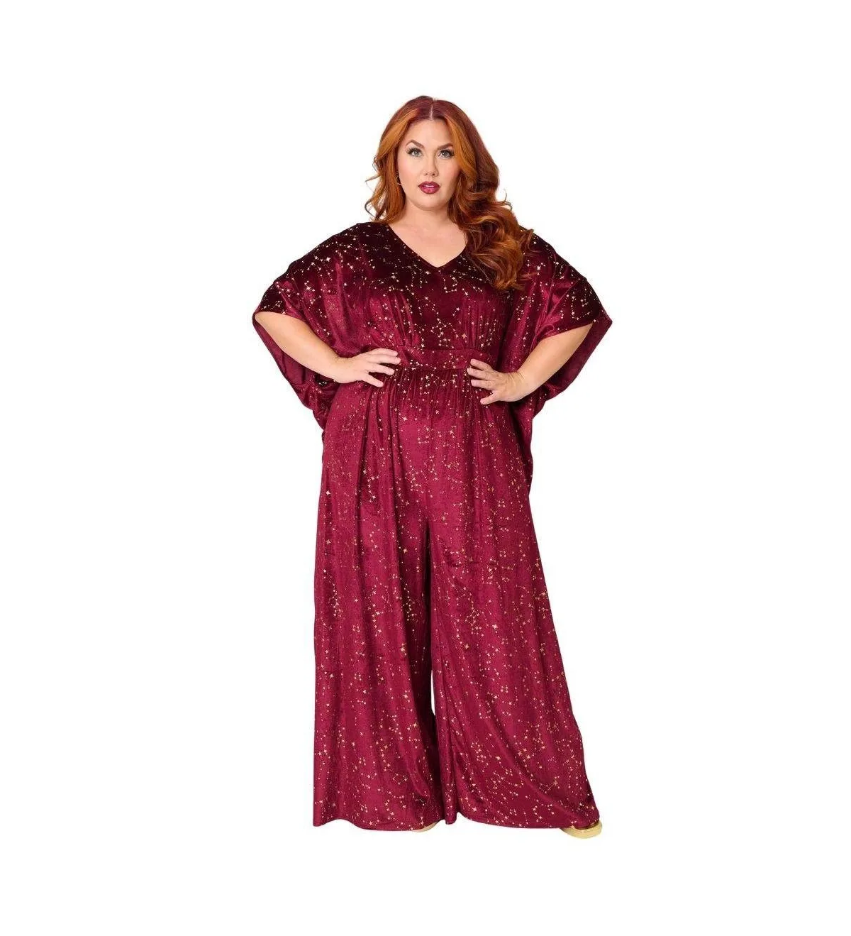 1970s Sequin Caftan Jumpsuit by Unique Vintage