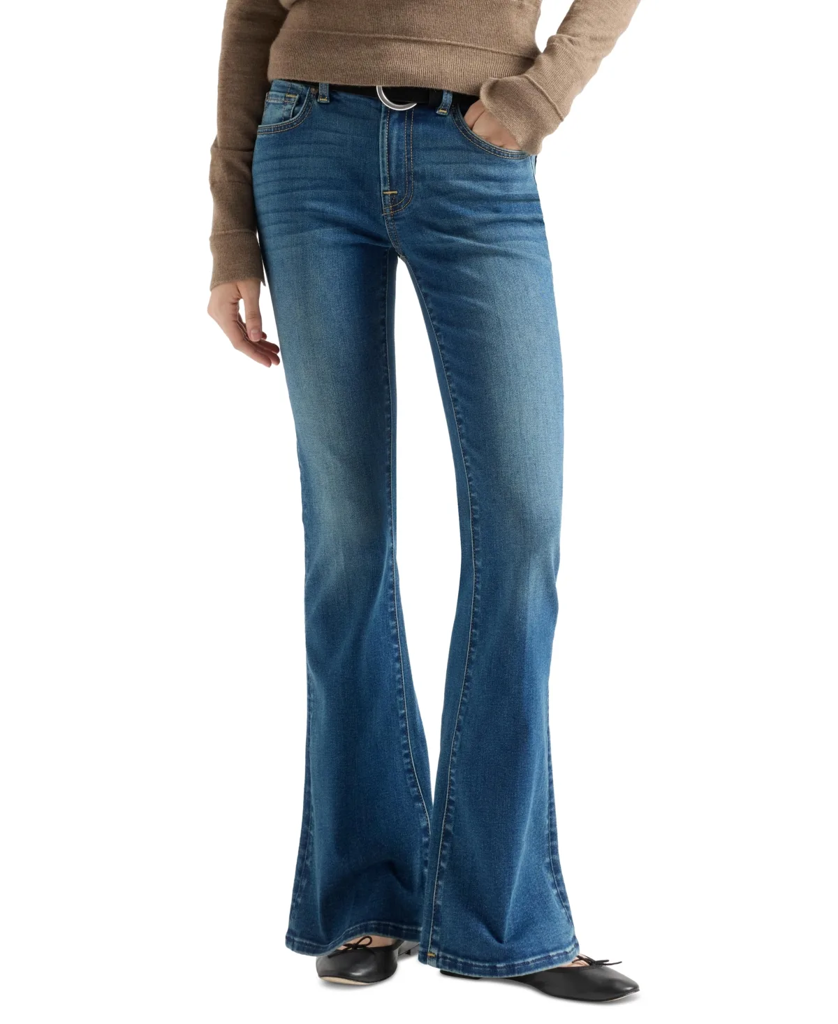 Bootcut Tailorless Mid-Rise Jeans by 7 for All Mankind