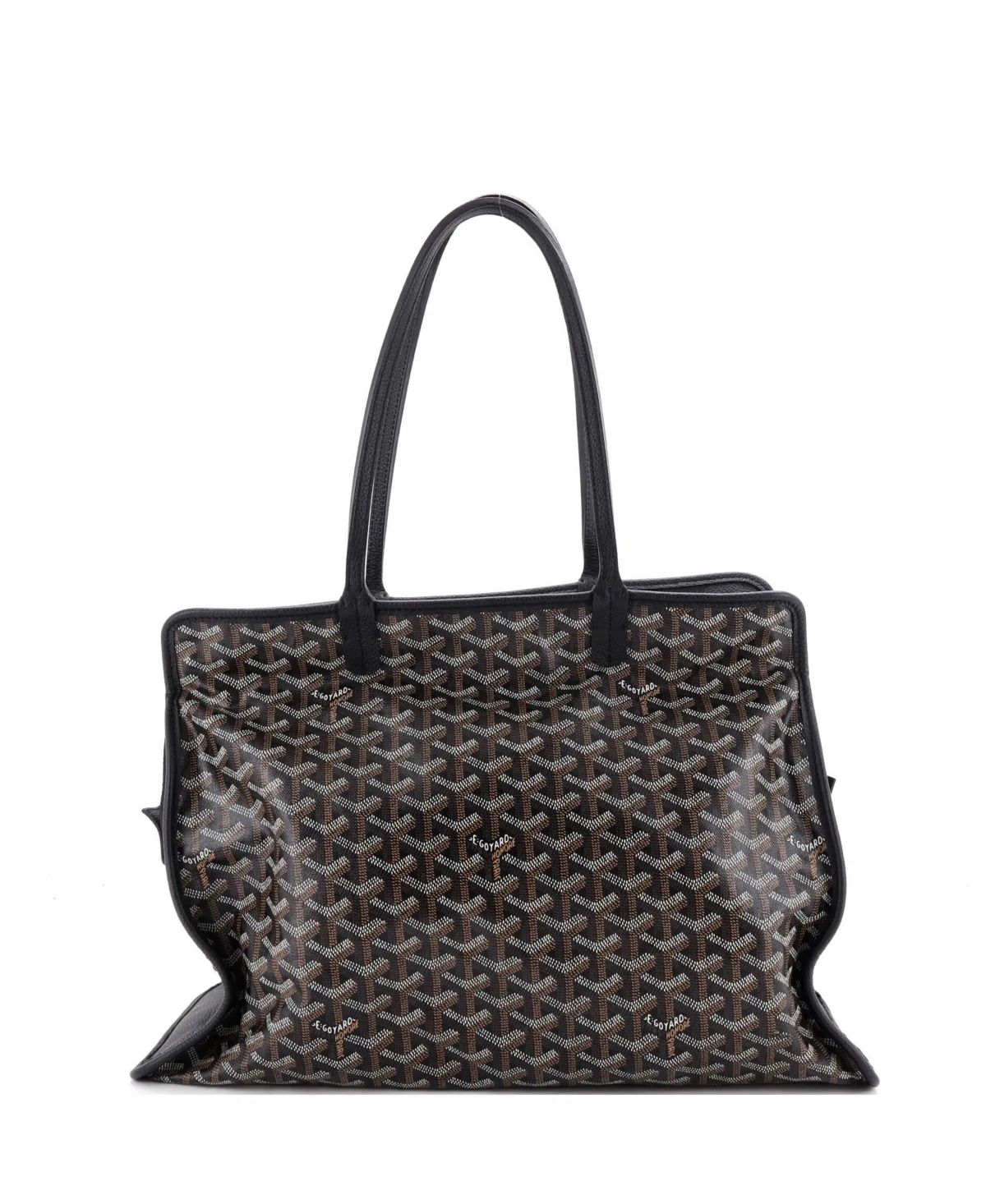 Pre-Owned Goyard Pm Hardy Pet Carrier Coated Canvas