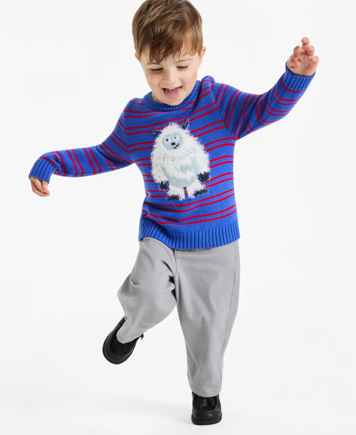 Yeti Crewneck Long-Sleeve Sweater by Epic Threads