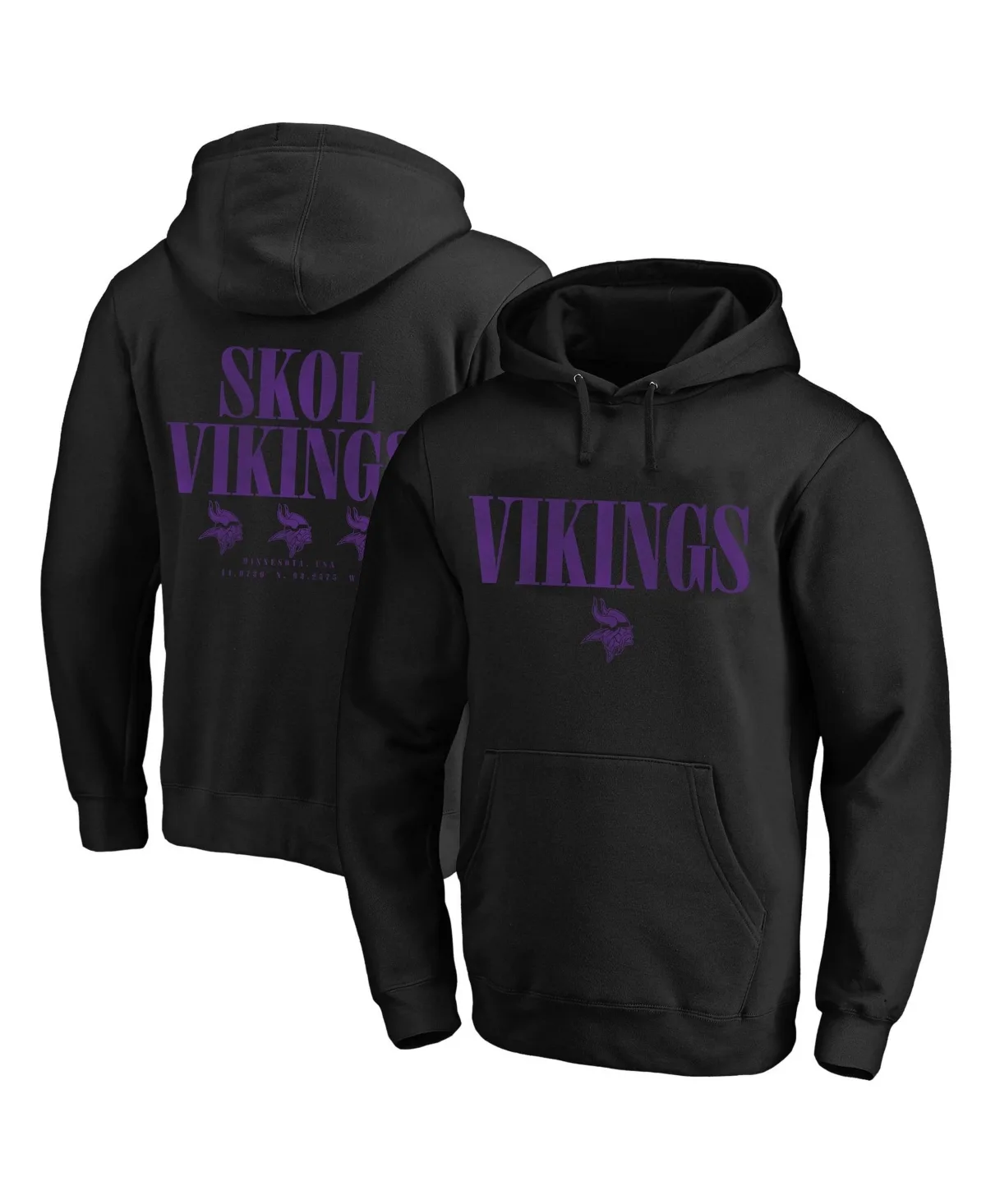 Minnesota Vikings Intense Rivalry Graphic French-Terry Hoodie