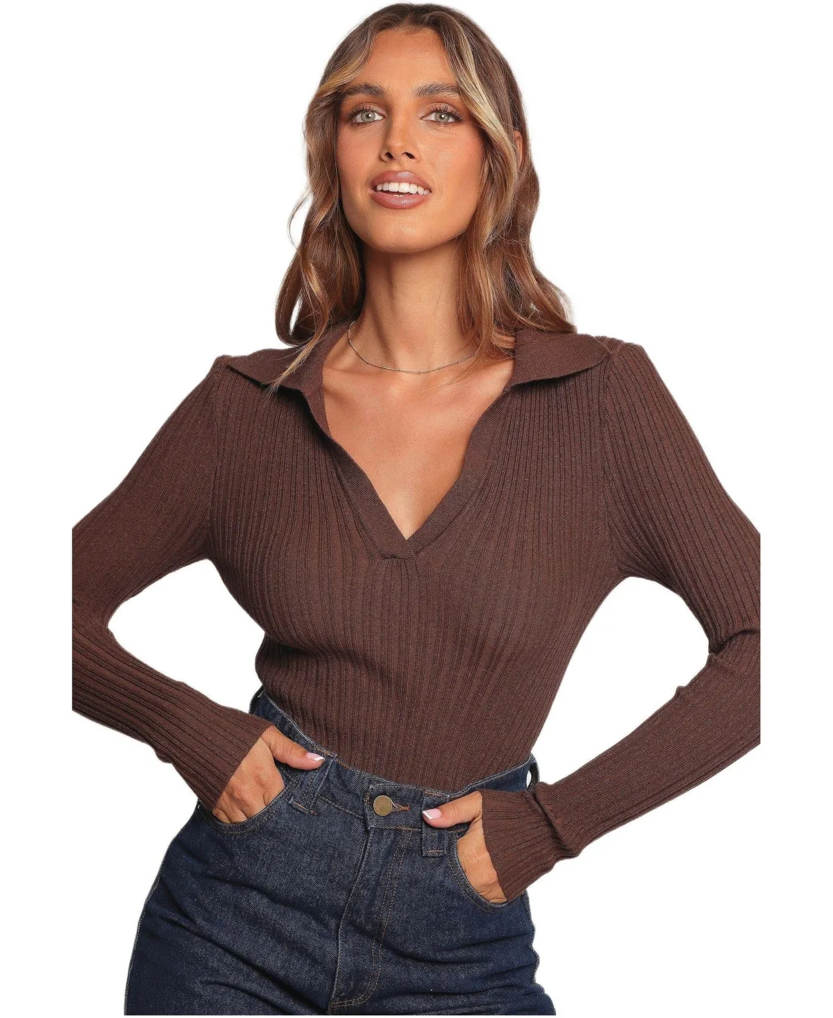 Emmerson Long Sleeve Knit Top by Petal and Pup