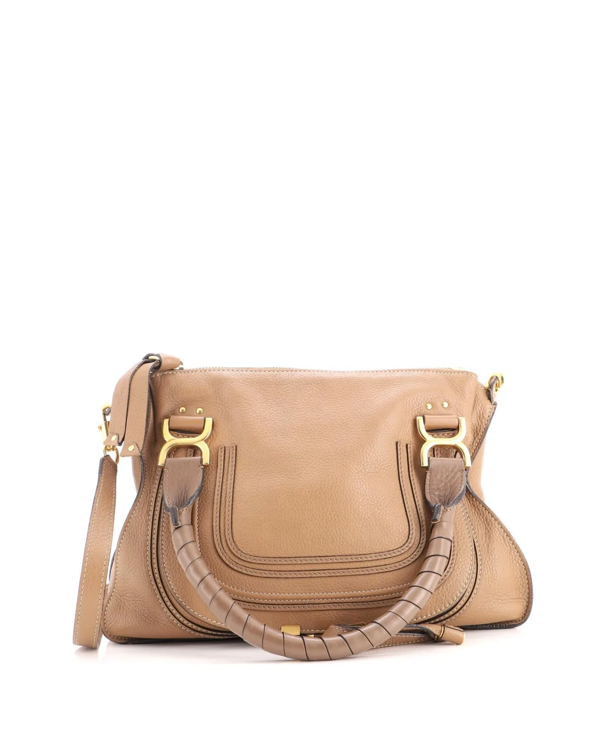 Pre-Owned Medium Marcie Satchel Leather by Chloé