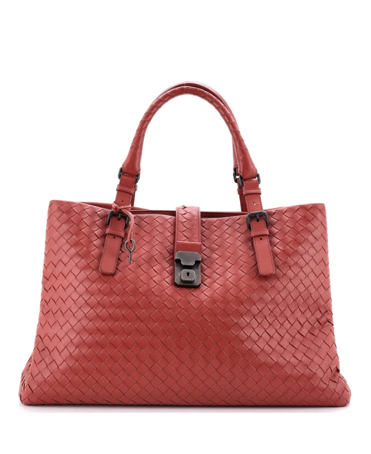 Roma Intrecciato Satchel by Bottega Veneta