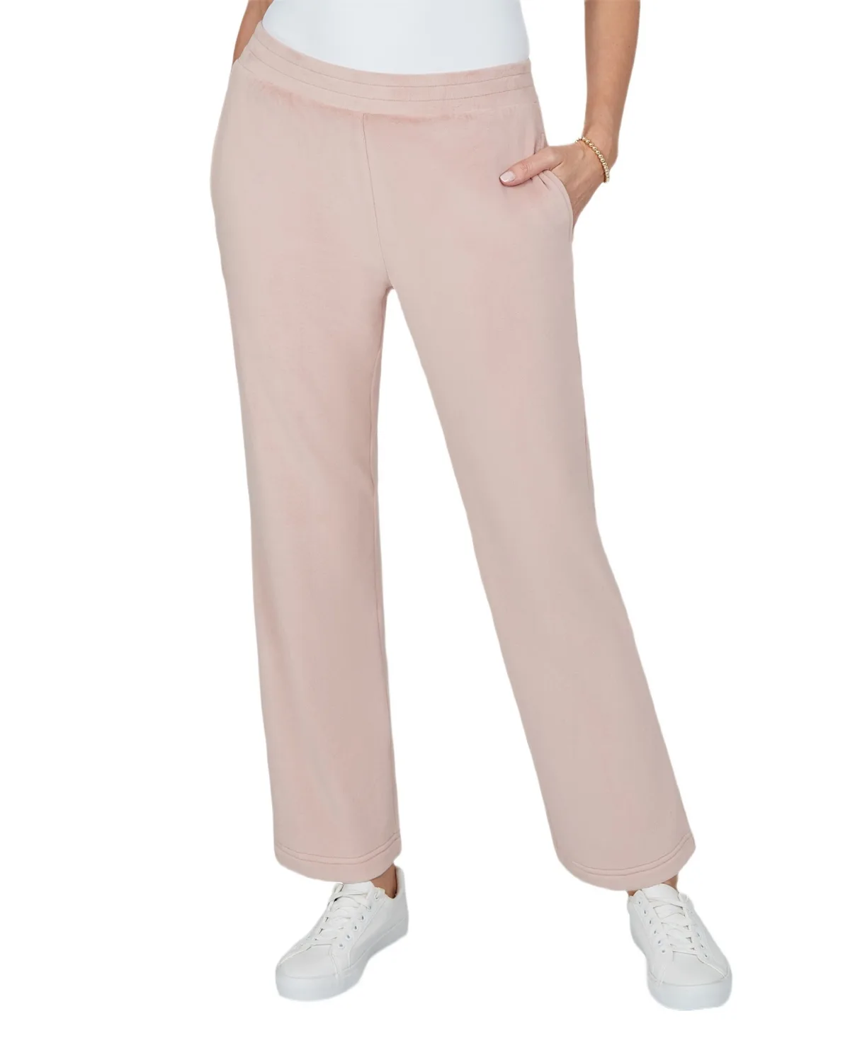 Pull-On Straight-Leg Pants