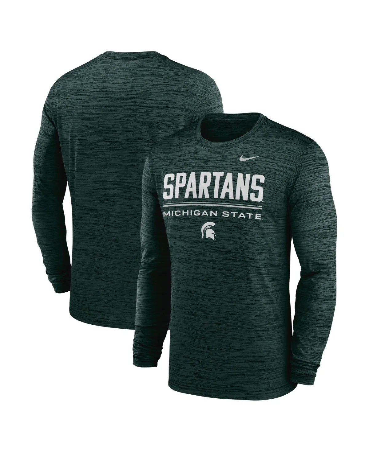 Michigan State Spartans Sideline Velocity Dri-Fit Long Sleeve T-Shirt by Nike