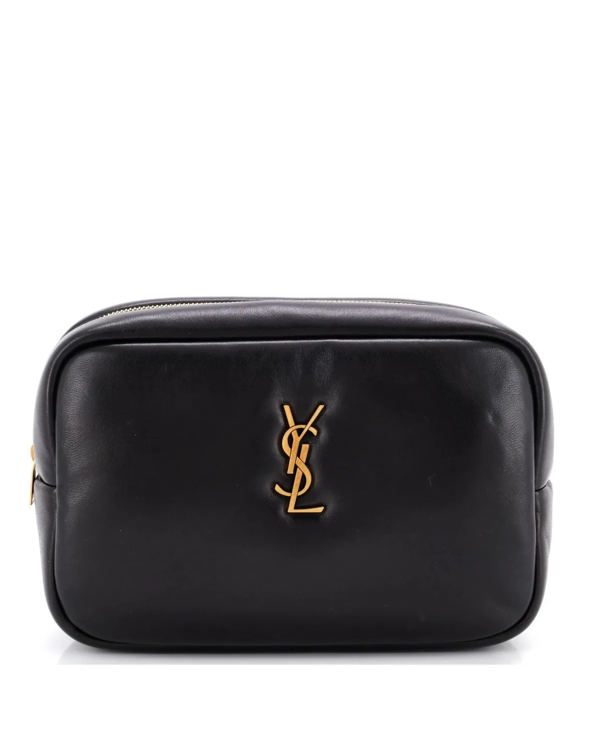 Pre-Owned Saint Laurent Calypso Cosmetic Case Leather by Saint Laurent
