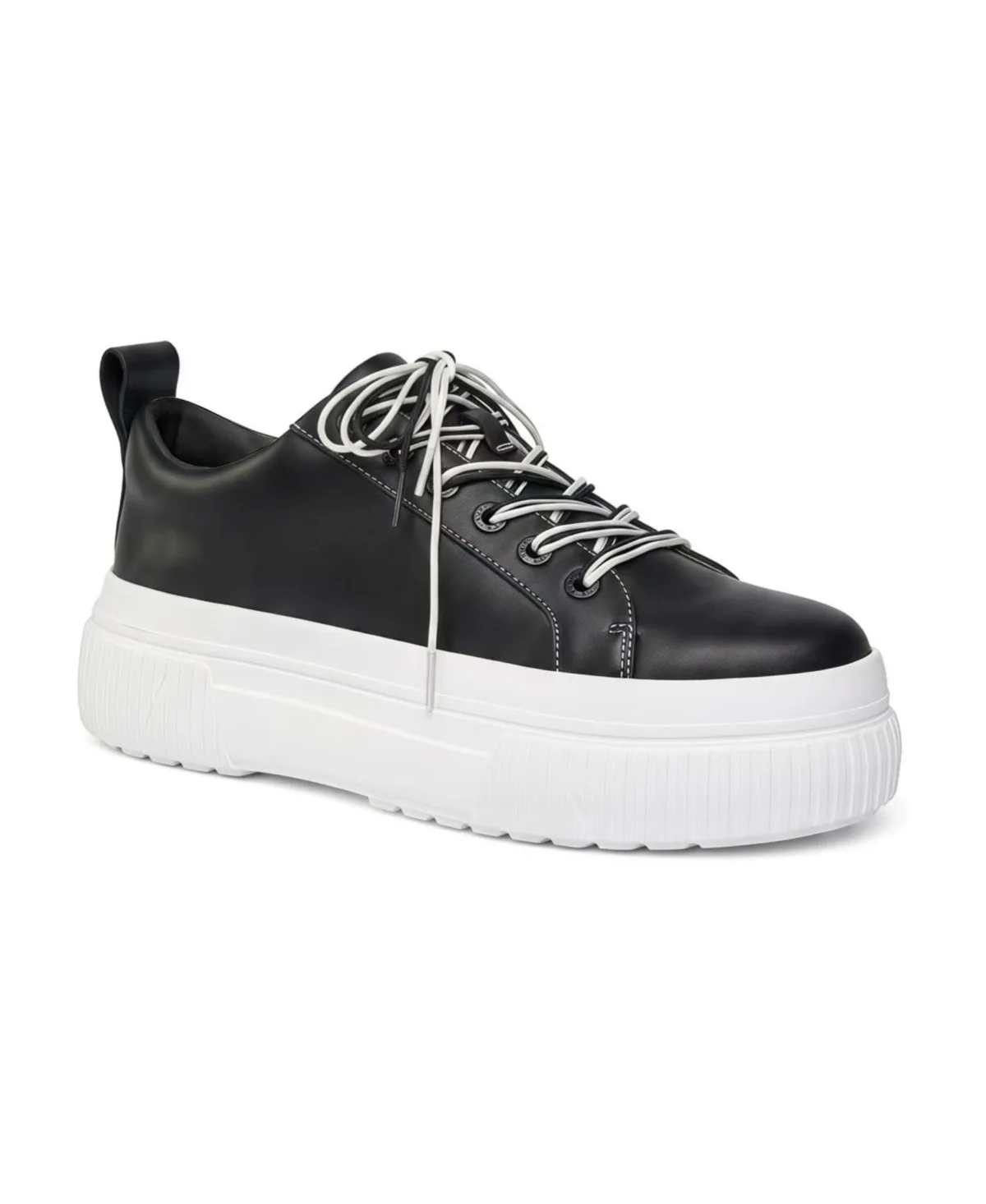 West Leather Platform Wedge Sneakers by Jslides