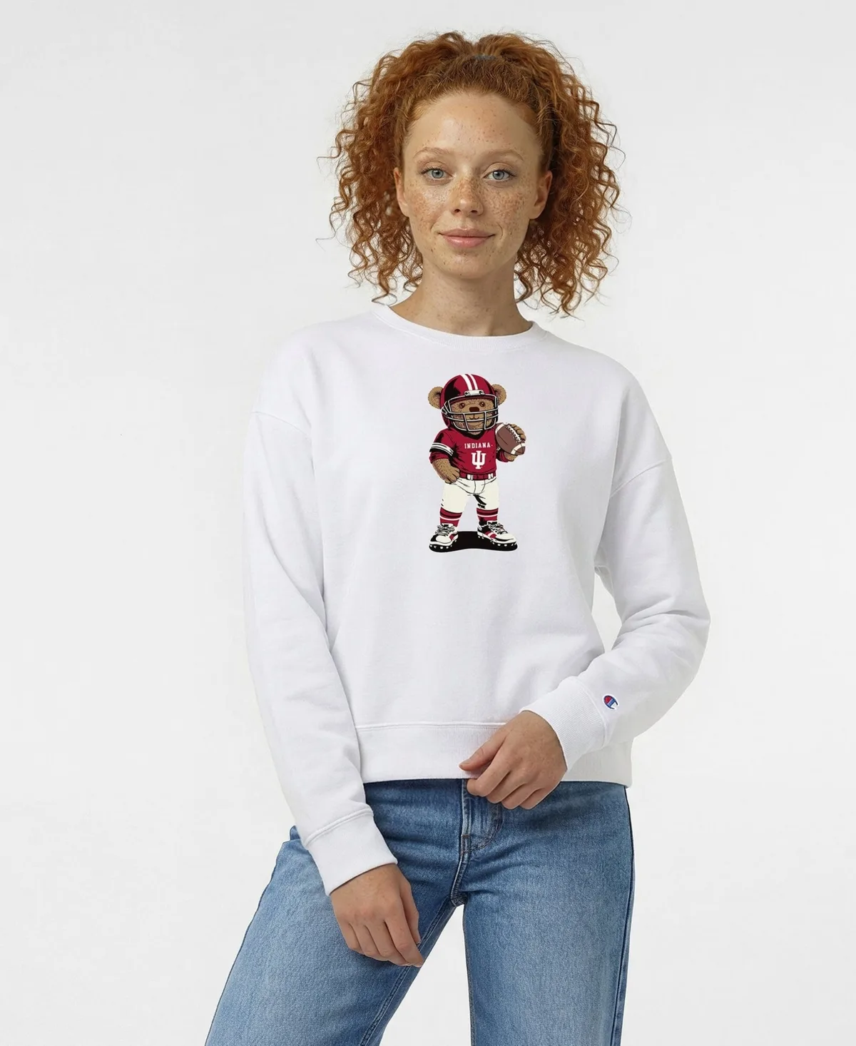 Indiana Hoosiers Teddy Bear Sweatshirt by Champion