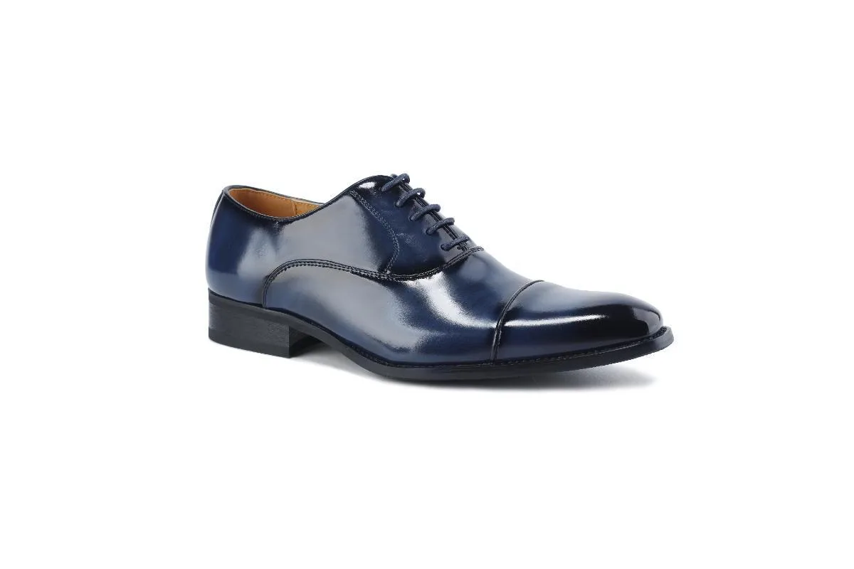 Lace-Up Cap Toe Dress Oxfords Shoes by Gino Vitale