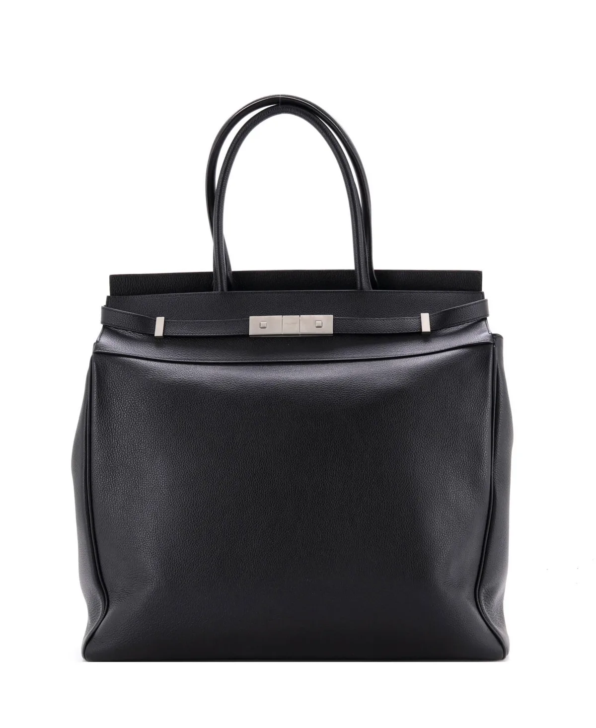Pre-Owned North South Manhattan Tote Leather