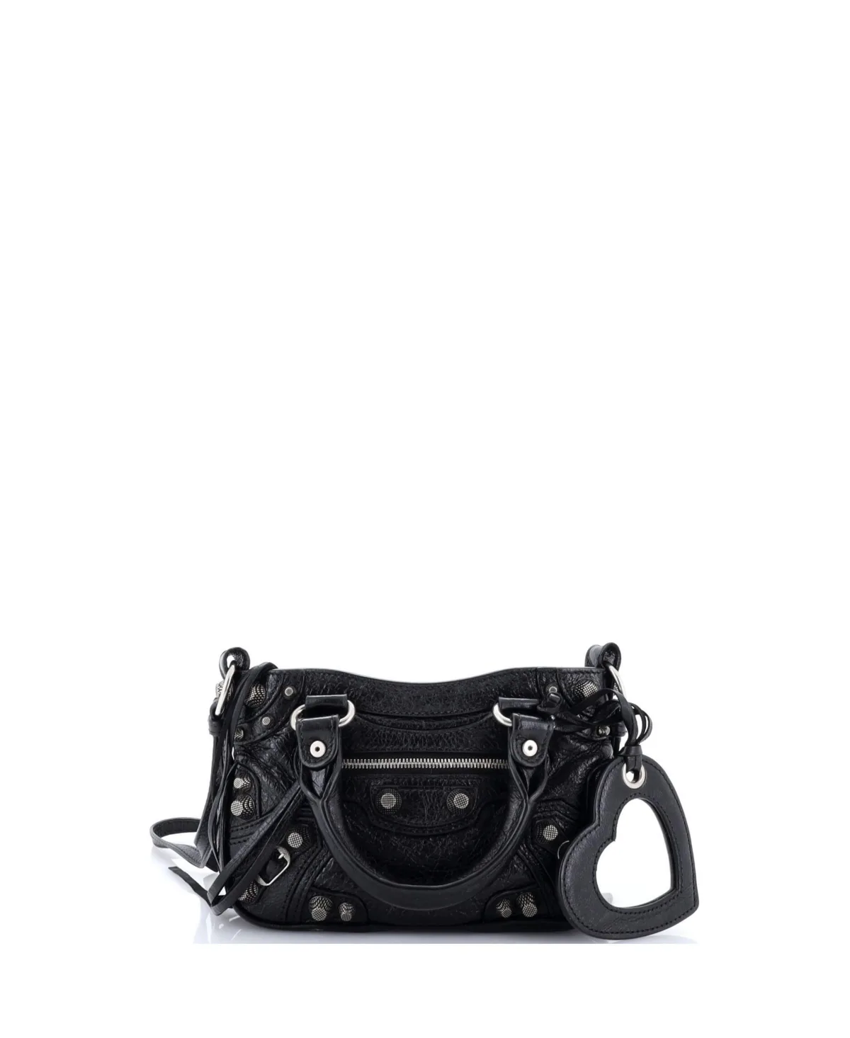 Pre-Owned Mini Le Cagole Giant Studs Tote Leather by Balenciaga